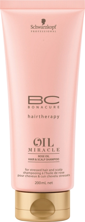 schwarzkopf bc oil miracle rose oil szampon do włosów opinie