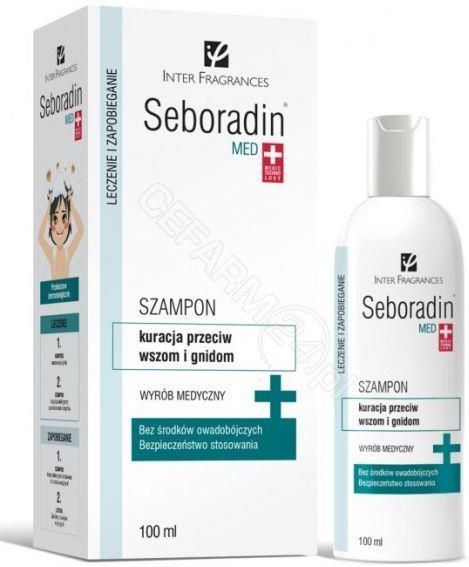 seboradin med szampon kuracja przeciw wszom i gnidom 100 ml