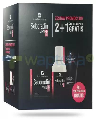 seboradin men sport 2w1 szampon i żel pod prysznic guarana