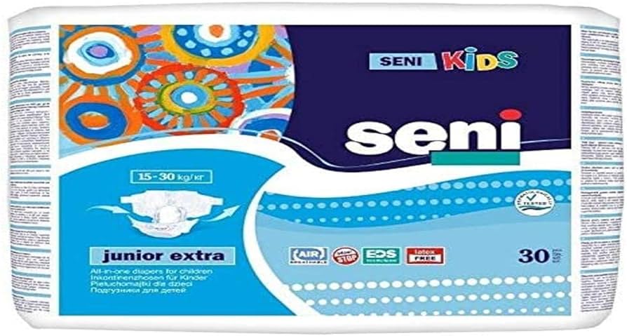 seni kids pieluchomajtki junior extra 15-30 kg 30 szt