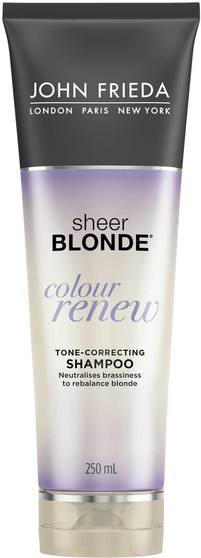 sheer blonde szampon korygujący kolor colour renew