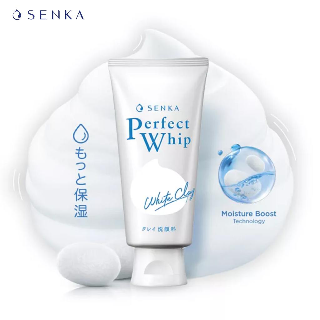 Shiseido Senka Perfect White Clay Płyn do mycia twarzy 120g