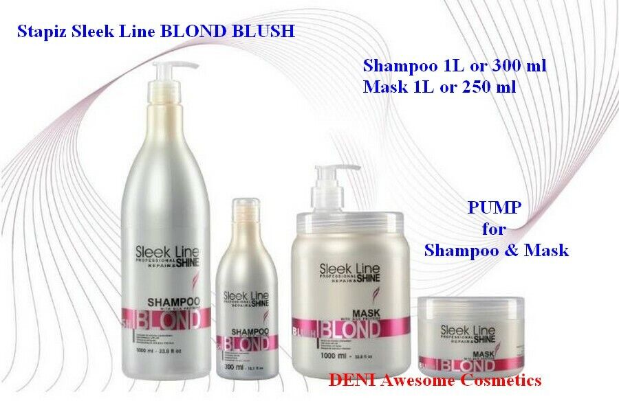 sleek line maska blond 1000ml i szampon