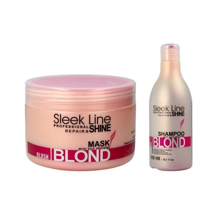 sleek line szampon boush blond