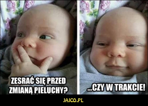 smieszna zmiana pieluchy