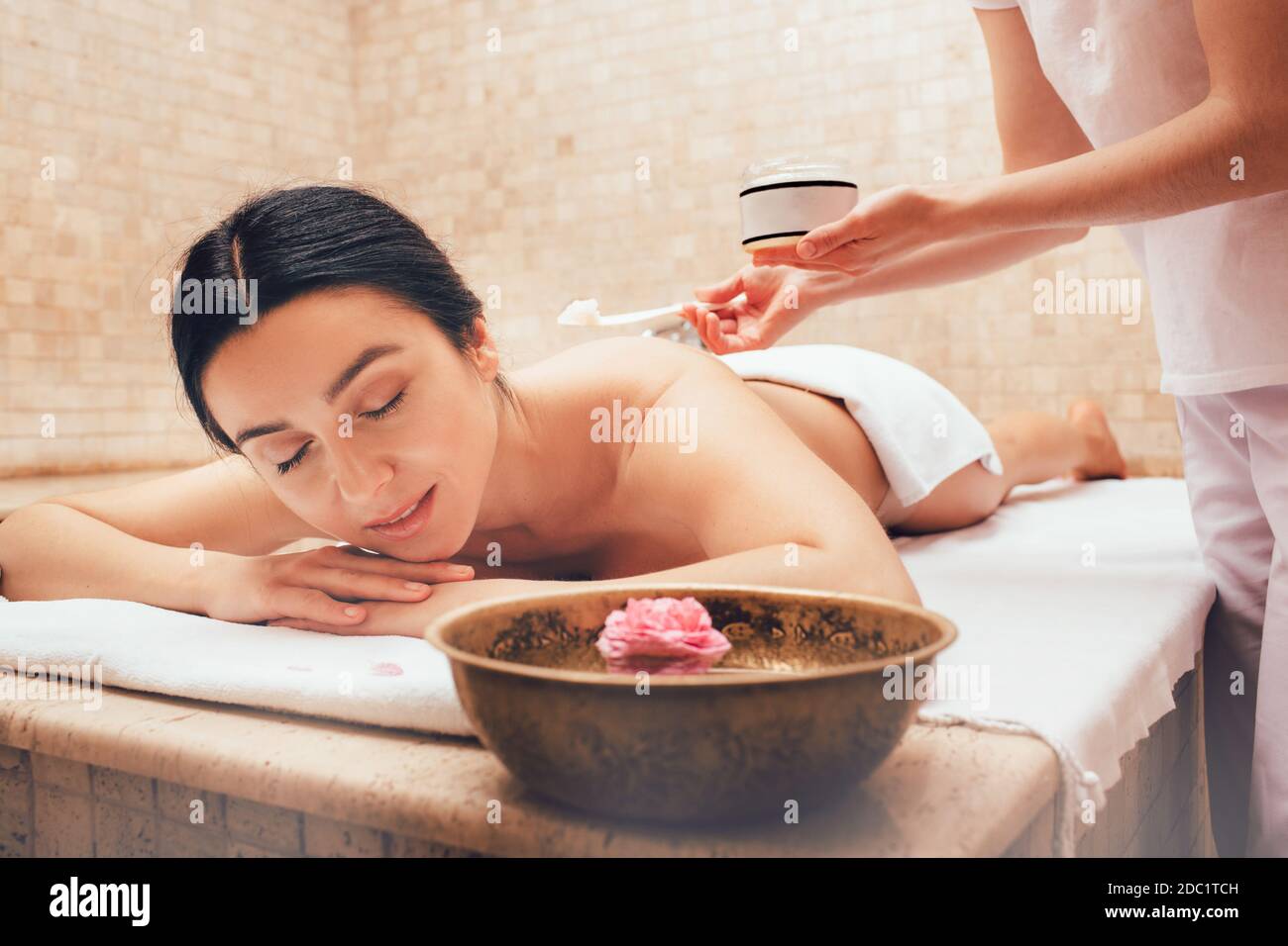 spa pampering body scrub