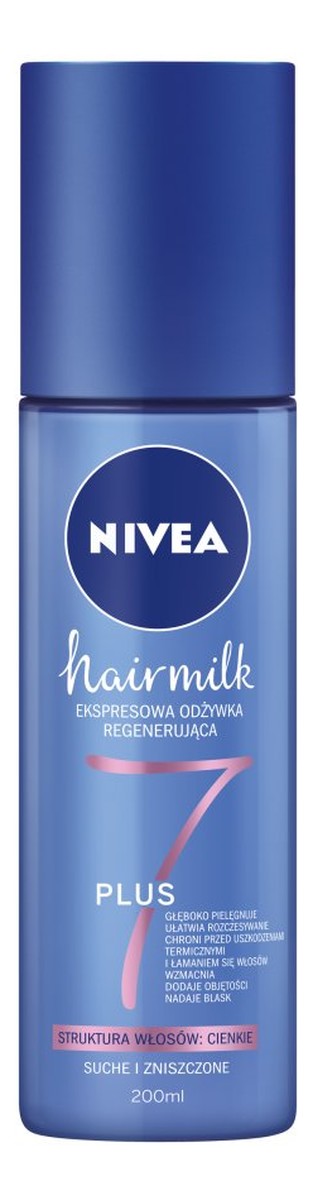 spray do włosów cienkich nivea odżywka