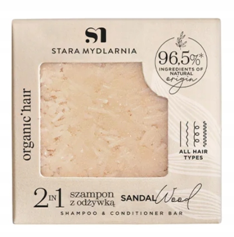 stara mydlarnia sandalwood szampon w kostce