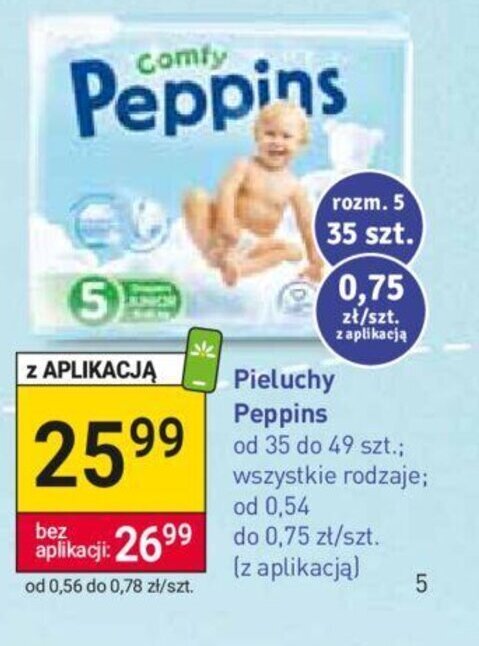 stokrotka pampersy pampers