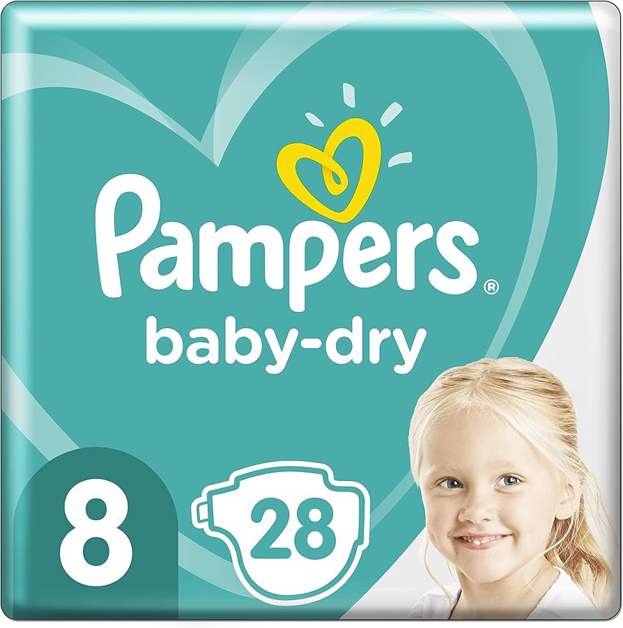 suchy pampers przez pół dnia i dziecka