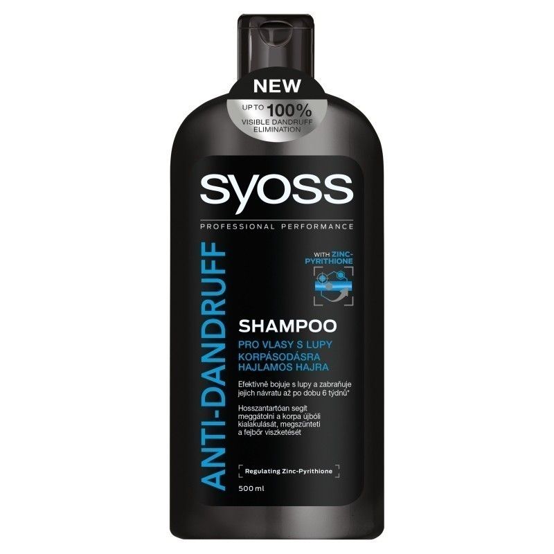 syoss anti-dandruff szampon do włosów 500 ml