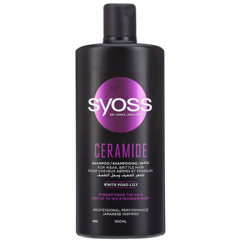 syoss ceramide complex szampon do włosów osłabionych i łamliwych