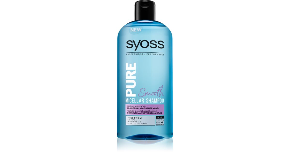 syoss pure smooth szampon