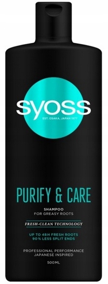 syoss purify & care szampon