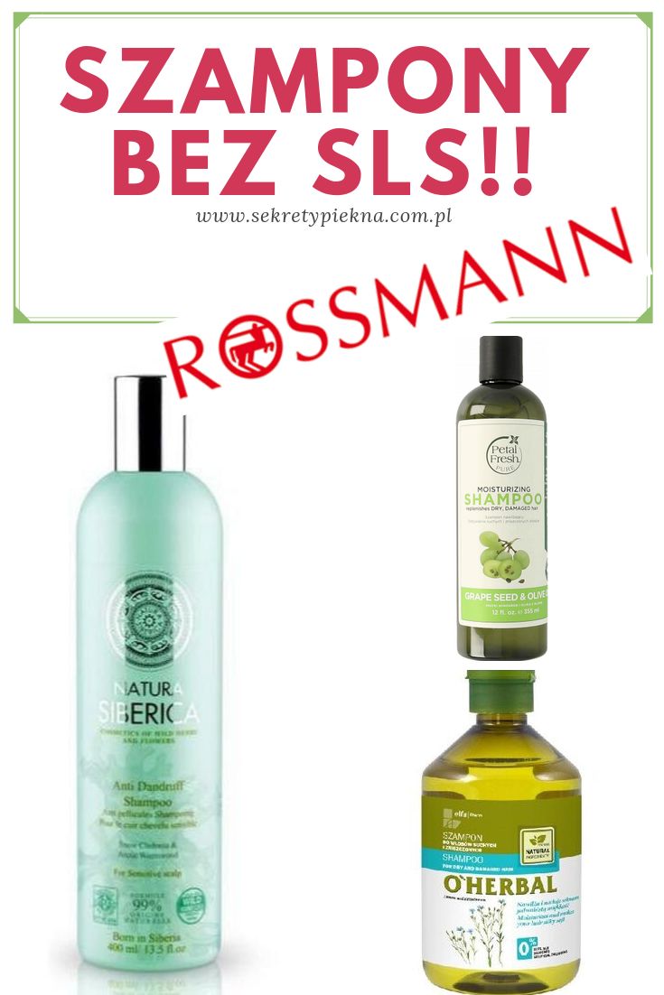 szampon bez parabenów w rosmanie