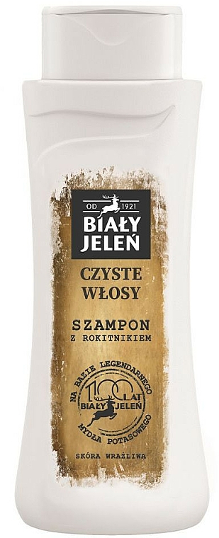 szampon biały jeleń do włosów normalnych