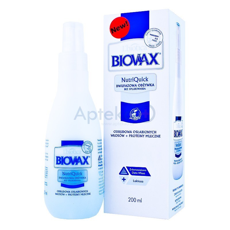 szampon biovax proteiny mleczne