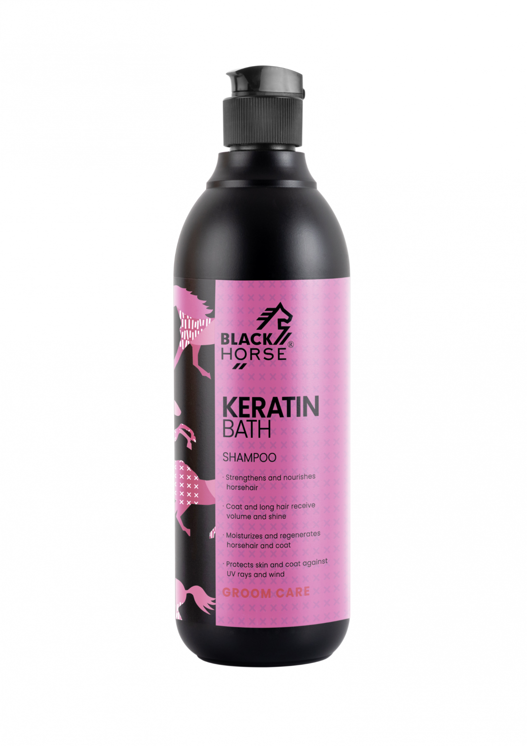 szampon black horse keratin bath 500 ml