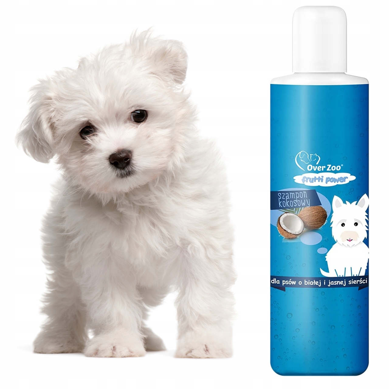 szampon dla psów biała sierść proteinowy
