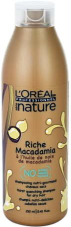 szampon do włosów suchych riche macadamia loréal professionne