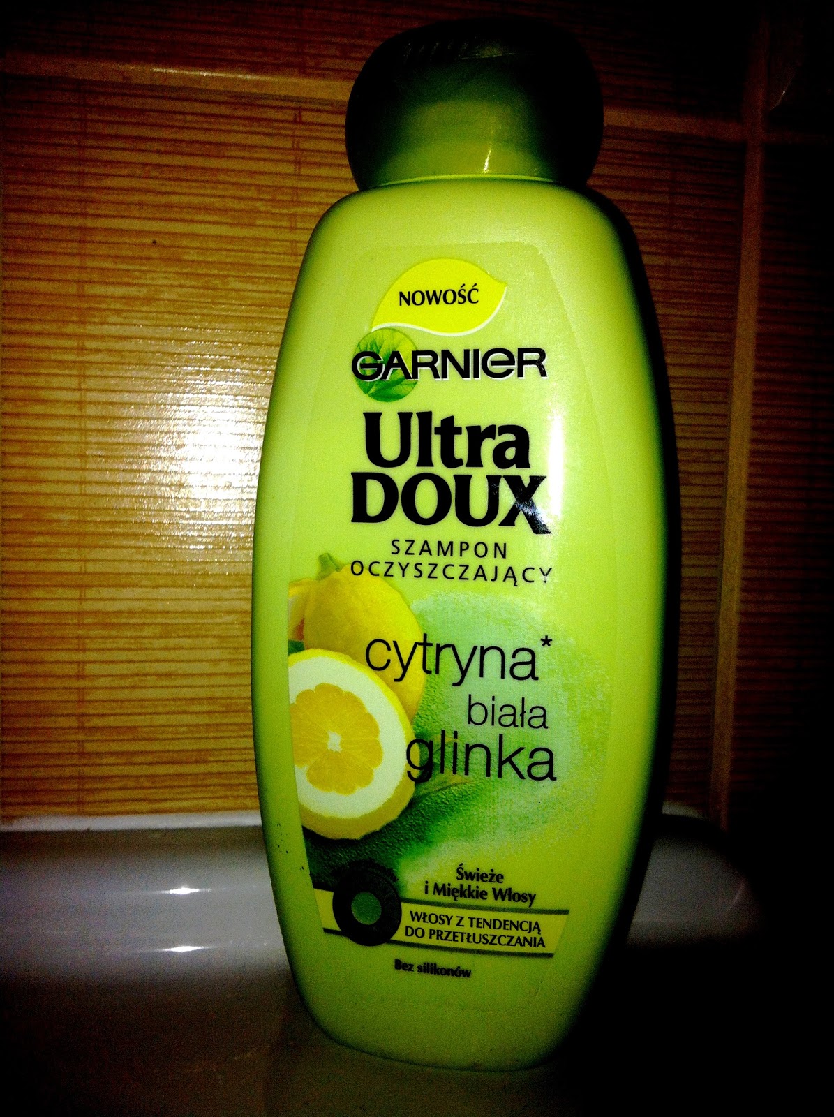 szampon garnier ultra doux cytryna i biała glinka