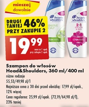 szampon head and shoulders biedronka