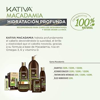 szampon kativa macadamia skład