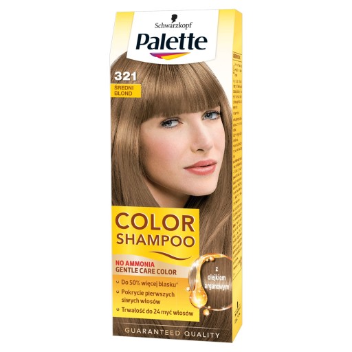 szampon koloryzujący palette ciemny blond