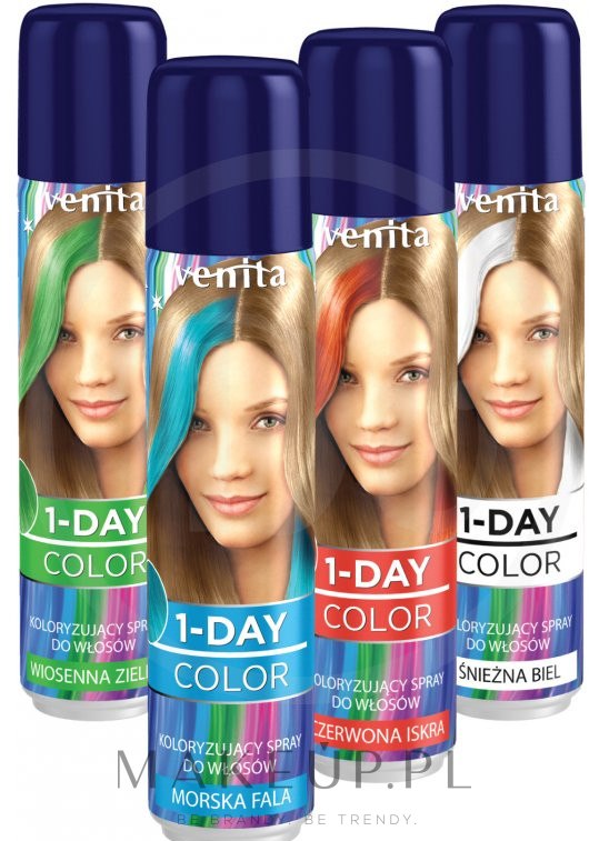 szampon koloryzujący w sprayu