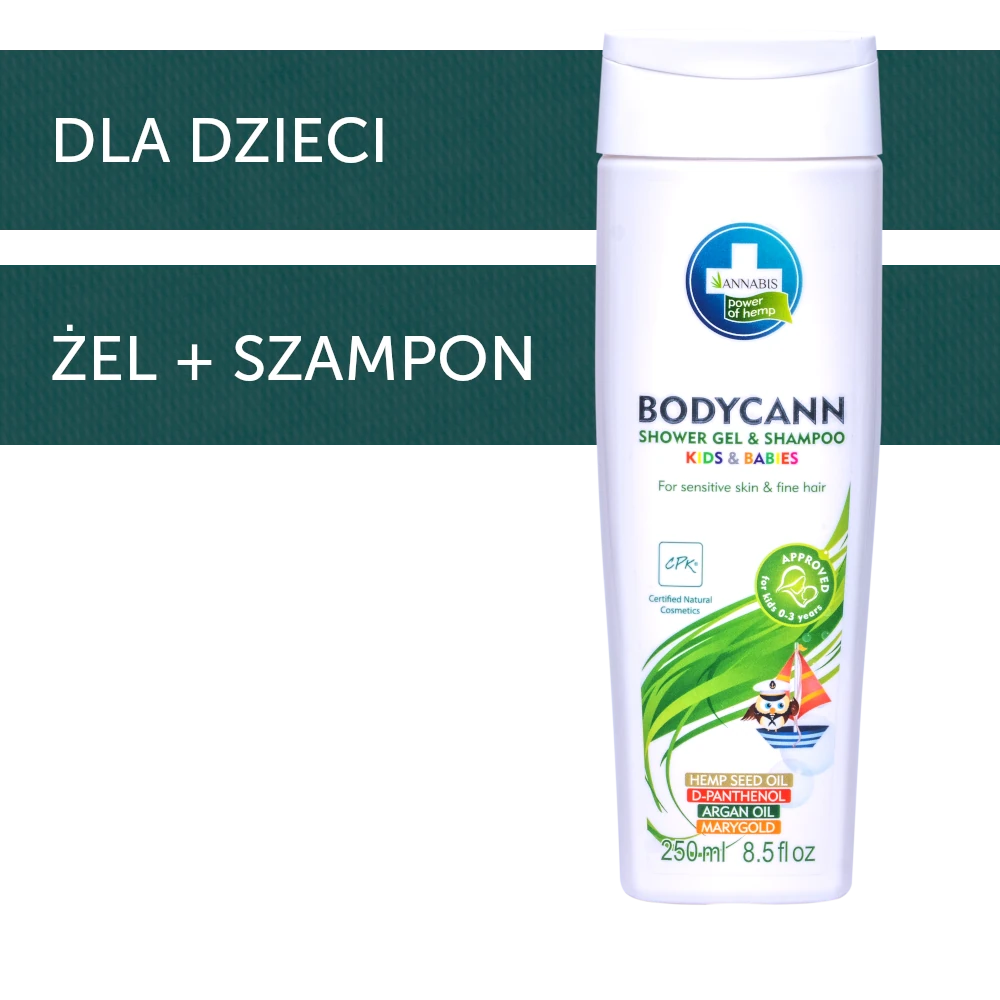 szampon konopny dla dzieci