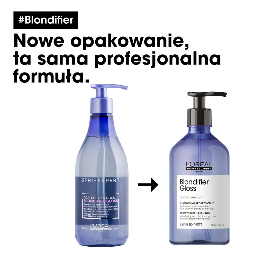 szampon nablyszczajacy do blondow loreal