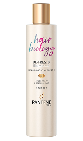 szampon pantene hair biology de-frizz & illuminate