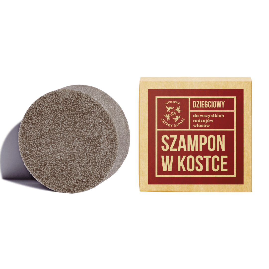 szampon w kostce dziegciow