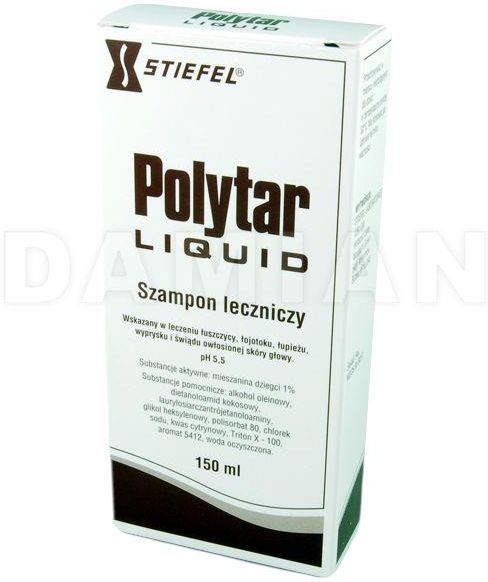 szampon z dziegciem polytar