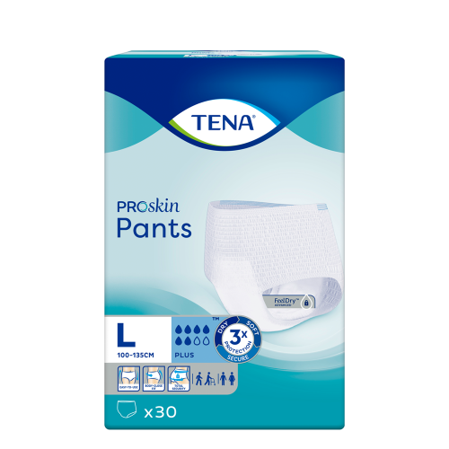 tena pants plus pieluchomajtki l majtki chłonne 30 szt