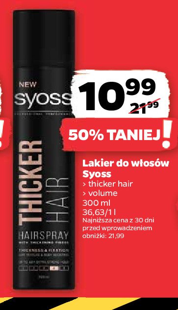 tesco lakier do włosów syoss