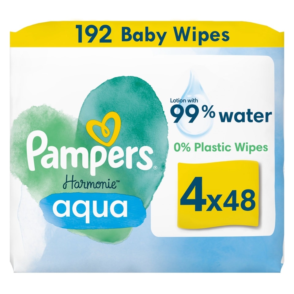 tesco pampers aqua pure chusteczki