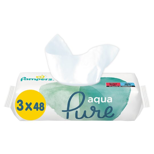 tesco pampers aqua pure chusteczki