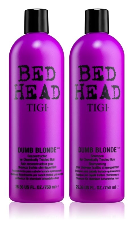 tigi bed head dumb blonde szampon odżywka