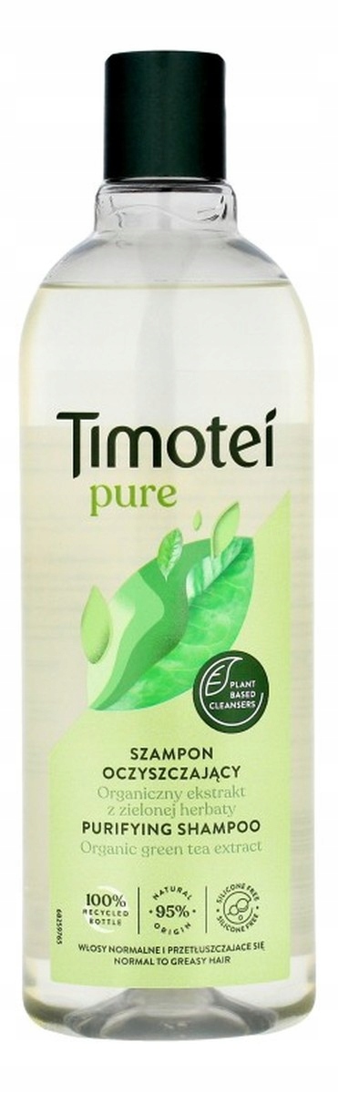 timotei naturalne oczyszczenie szampon do włosów 400ml