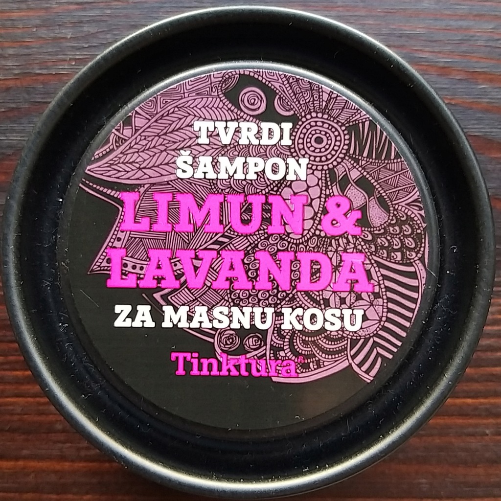 tinktura szampon w kostce cytryna i lawenda