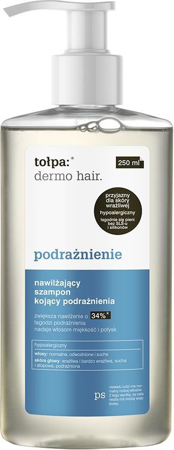 tołpa dermo hair szampon nawilżający kojący 250 ml