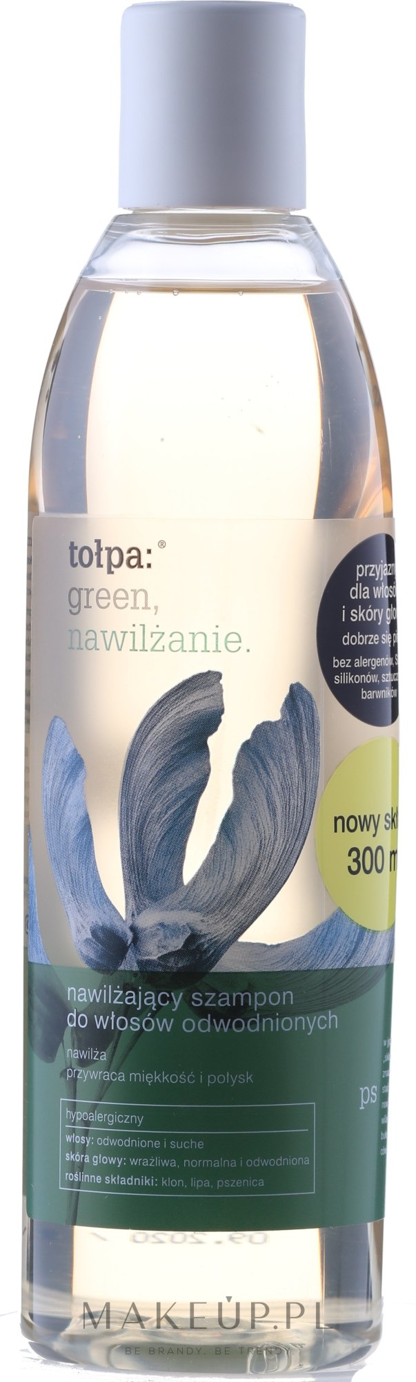 tołpa green nawilżanie szampon nawilżający do włosów odwodnionych 200ml