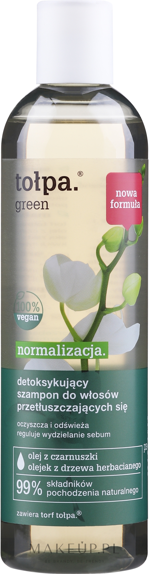 tołpa green normalizacja normalizujący szampon do włosów tłustych 200ml