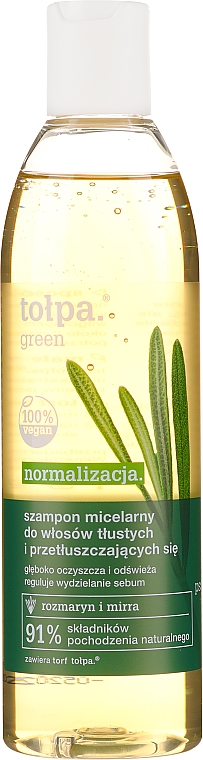 tołpa green normalizacja normalizujący szampon do włosów tłustych 200ml