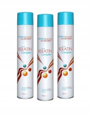 total keratin complex extra strong hairspray lakier do włosów