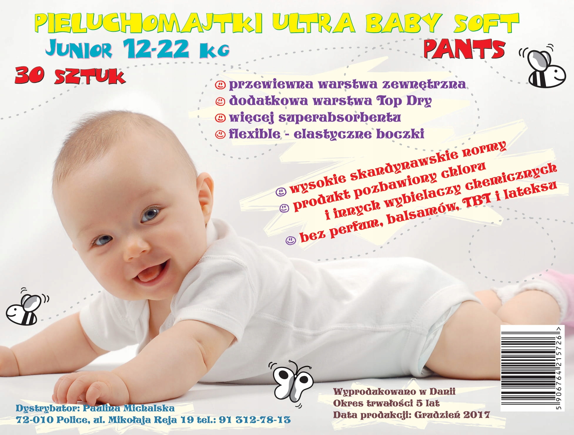 ultra baby soft antyalergiczne pieluchy