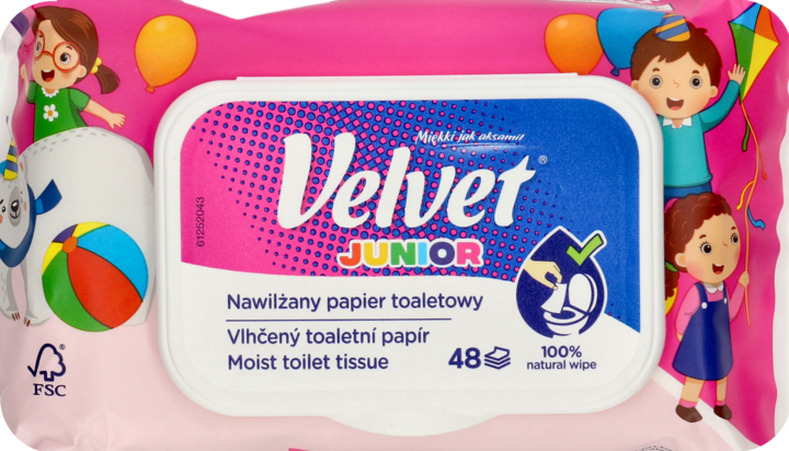 velvet baby chusteczki nawilżane pure 64 sztuk rossmann cena