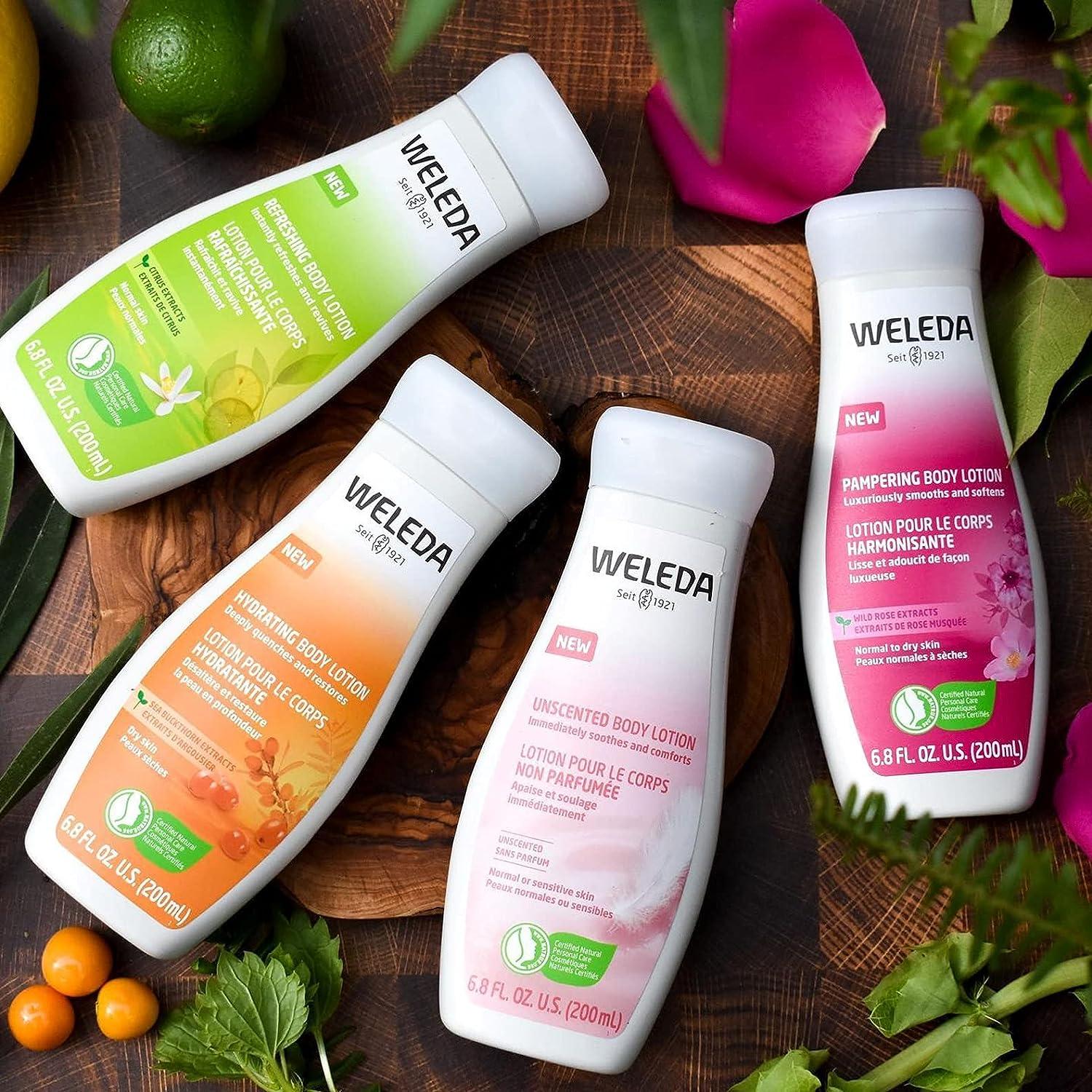 weleda pampering body lotion