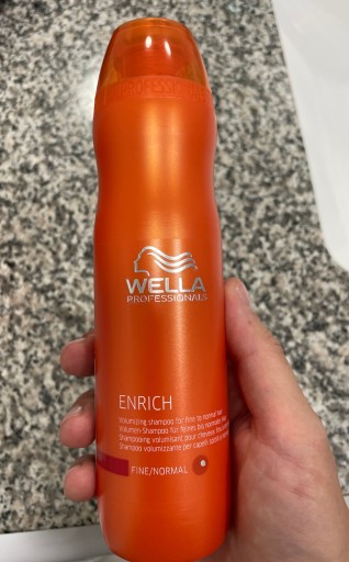 wella enrich szampon nawilżający 250 ml cienkie